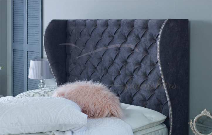 Oxford Wingback Bed With Storage - Image 2