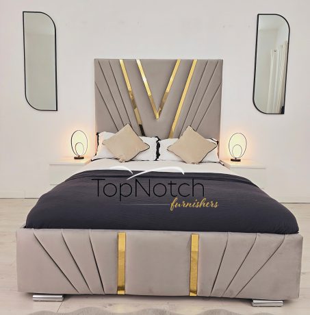 StellarNest Bed With Gold Trim - Image 2