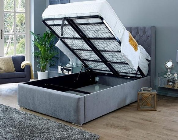 Eden Wingback Storage Bed - Image 2